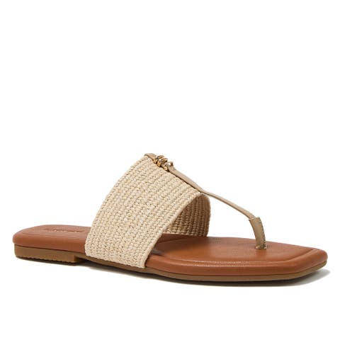 Haven Stretch Raffia Sandals