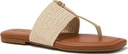 Lands' End Haven Stretch Raffia Sandals