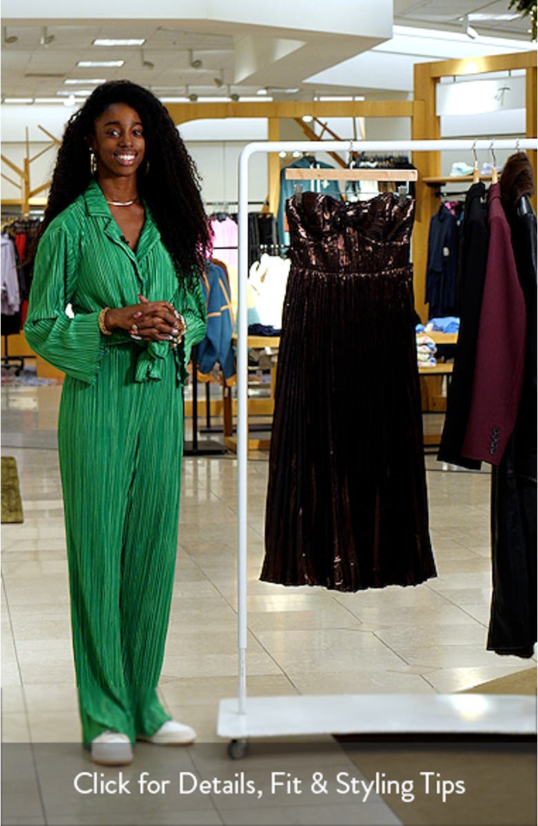 Ascella Strapless A-Line Dress, sales video thumbnail