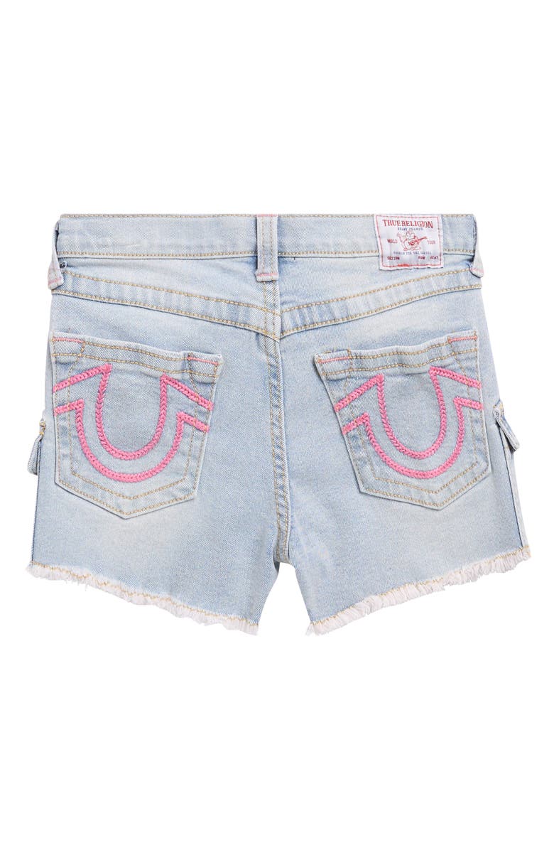 True Religion Kids' Denim Shorts, Alternate, color, Sky Blue