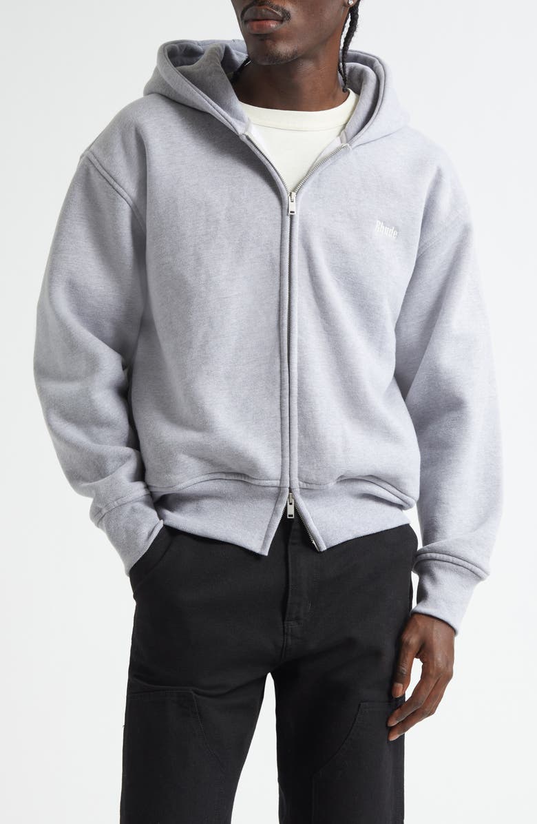 Rhude Classique Full Zip Hoodie, Main, color, 