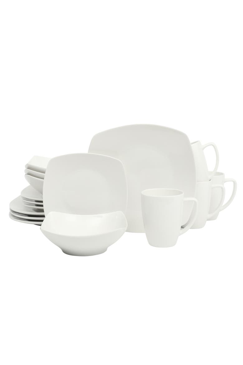 Zen Buffet Dinnerware Set, Main, color, White