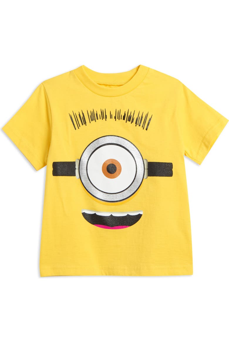 Minions 2-Piece T-Shirt and Shorts Set, Alternate, color, Minion Yellow Black