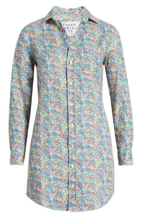 Mary Classic Long Sleeve Linen Shirtdress