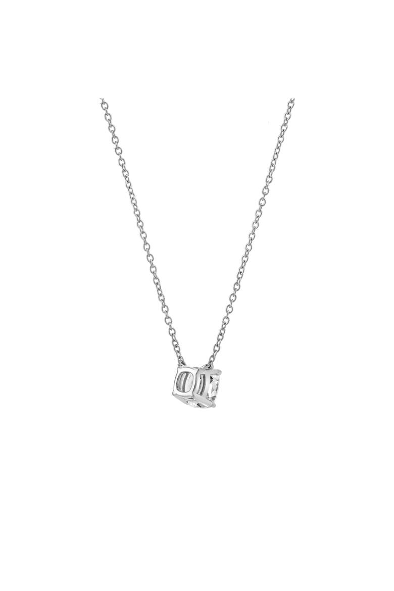 Cushion Chic 14K Gold Lab Grown Diamond Necklace - 0.75 ct, Alternate, color, 14K White Gold