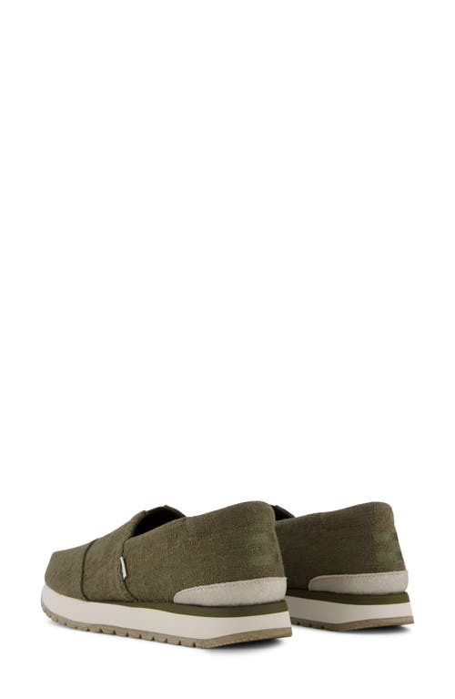 Toms Alpargata Resident Plus Slip-on Sneaker In Green