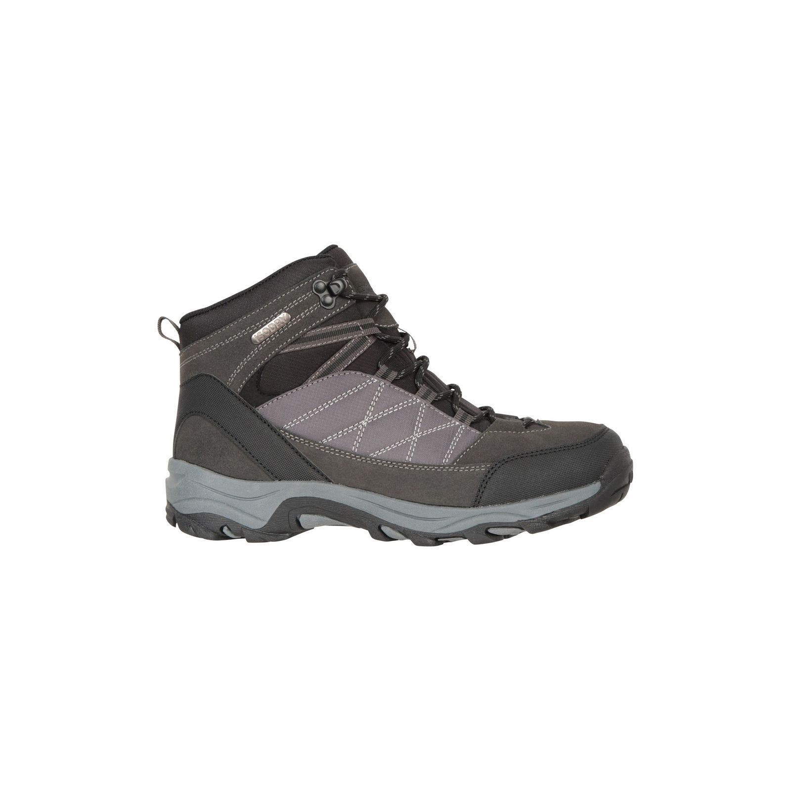 Rapid Suede Waterproof Walking Boots, Alternate, color, Black