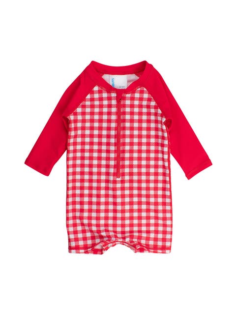 Boys Long Sleeve One Piece Rash Guard