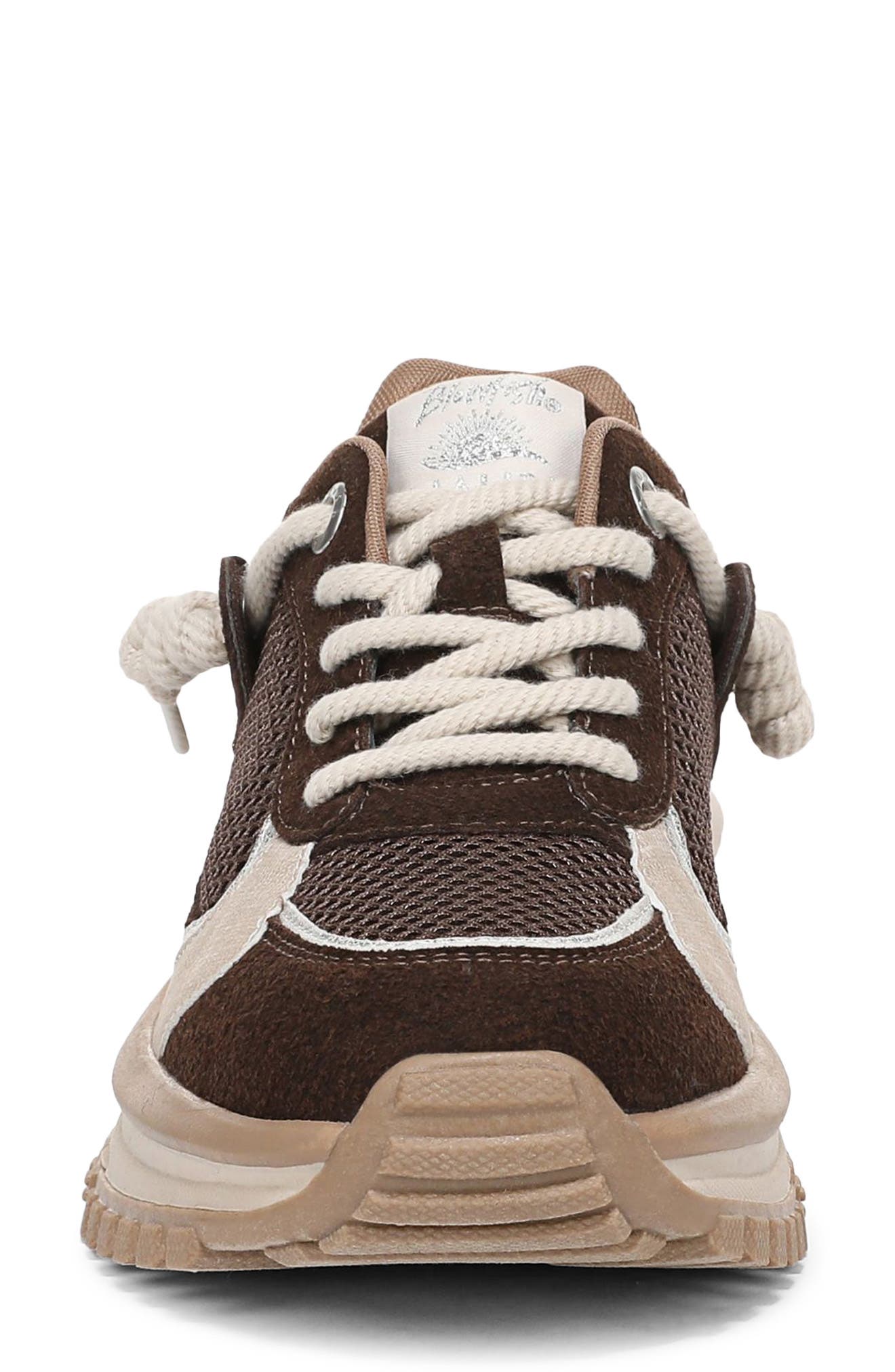 Blowfish Malibu Leotina Sneaker, Alternate, color, Espresso Brown Faux Suede