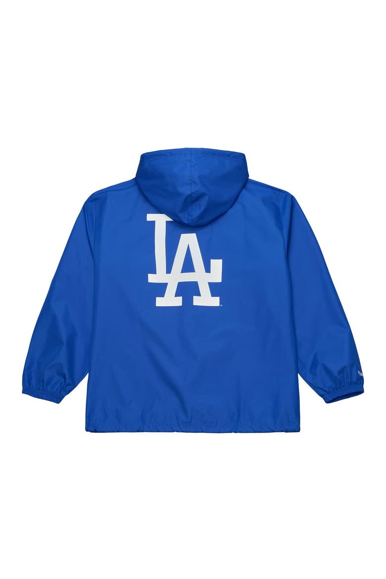 Men's Mitchell & Ness  Royal Los Angeles Dodgers Full-Snap Hooded Coaches Jacket, Alternate, color, Royal