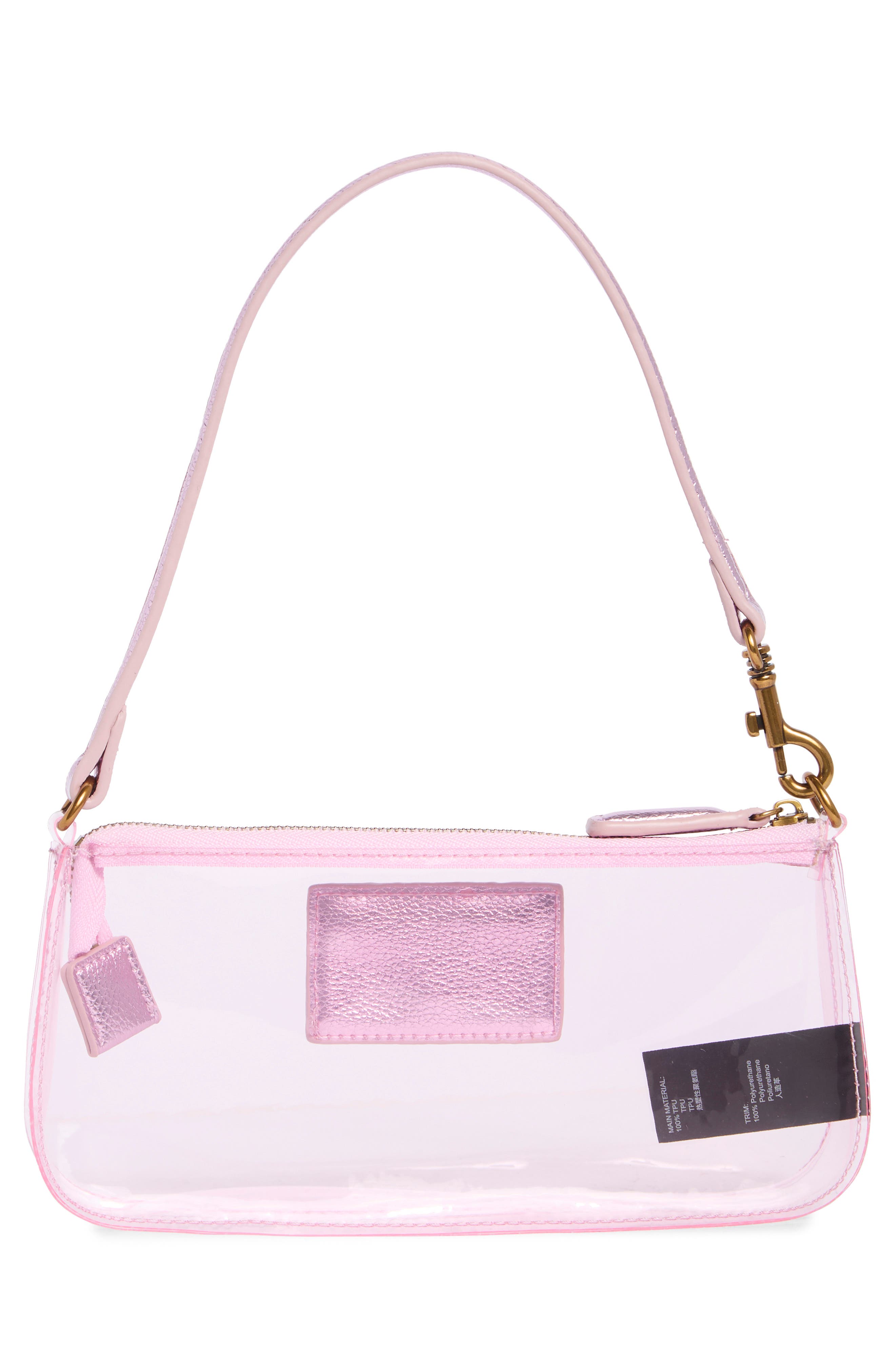 KG Kurt Geiger Highgate Vinyl Wristlet, Alternate, color, Light/ Pastel Pink