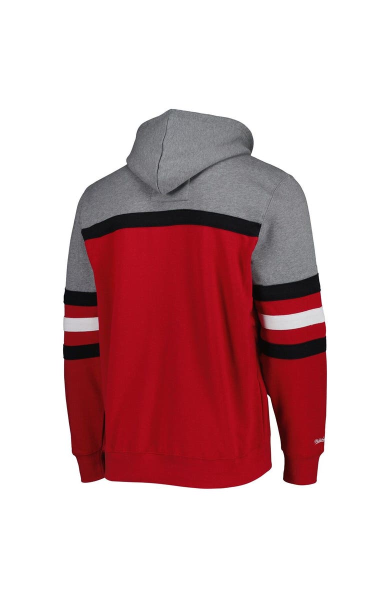 Mitchell & Ness Men's Mitchell & Ness Maroon Morehouse Maroon Tigers Head Coach Pullover Hoodie, Alternate, color, 