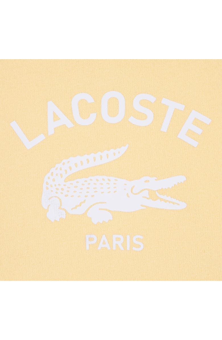 Lacoste Kids' Logo Hoodie, Alternate, color, Sesame