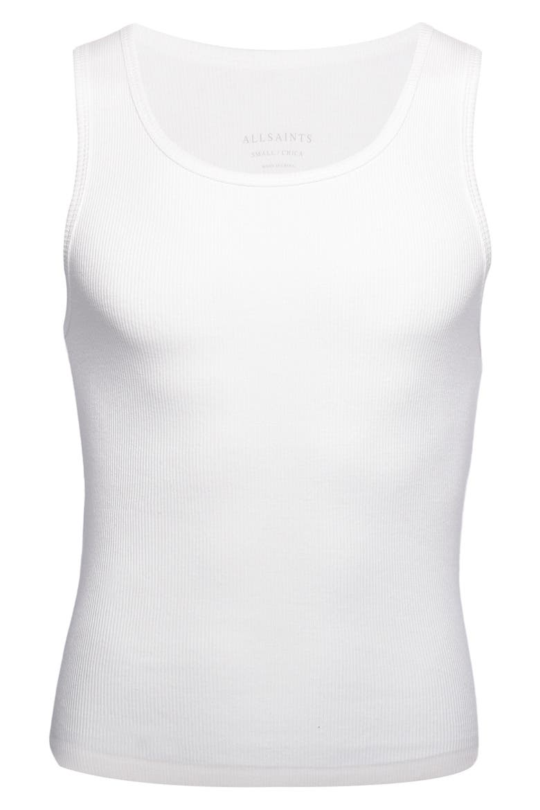 2-Pack Organic Cotton Rib Tanks, Alternate, color, WHITE