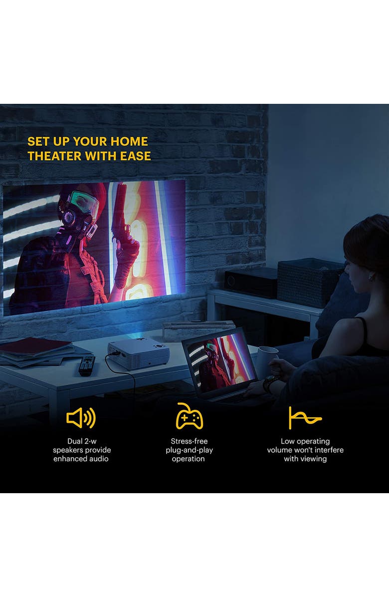 Kodak FLIK X4 Portable Projector, Alternate, color, 