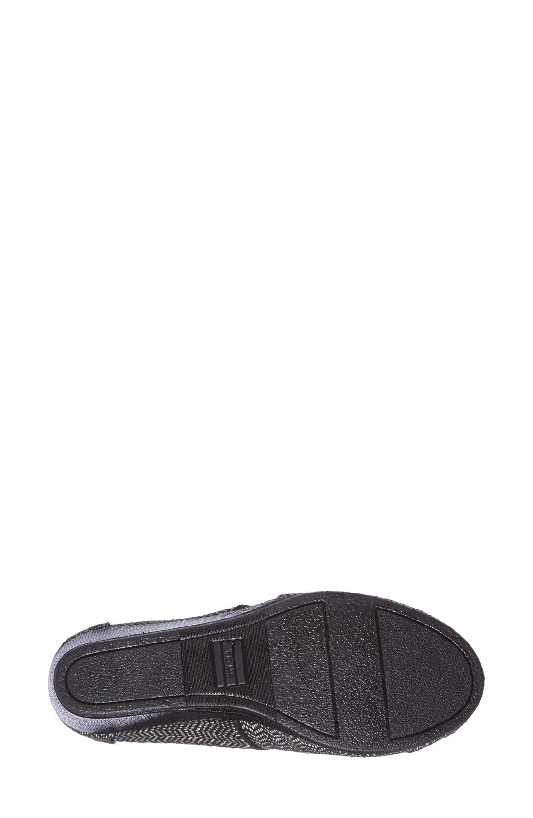 'Desert' Wedge Bootie, Alternate, color, BLACK
