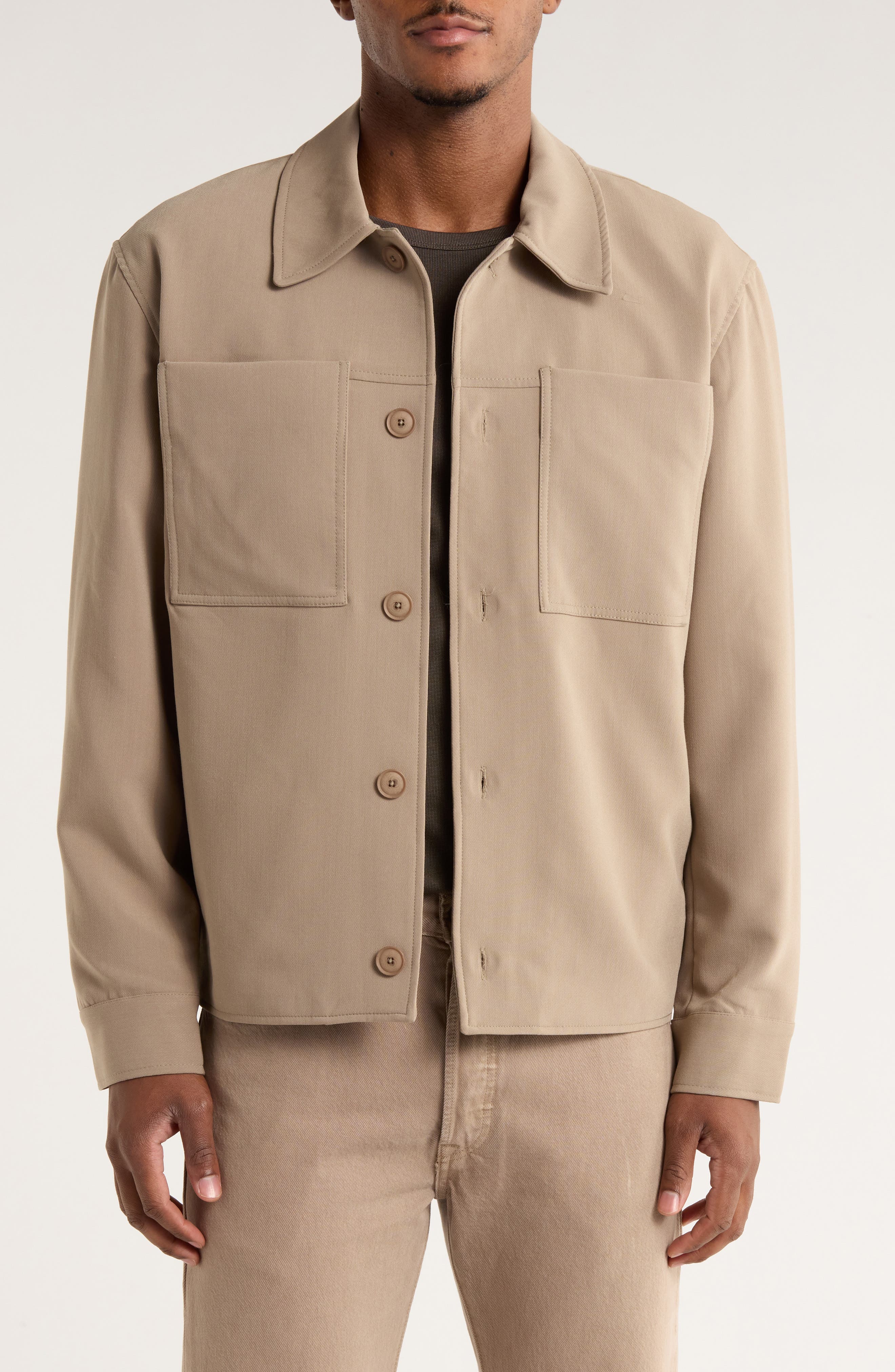 INDUSTRY REPUBLIC CLOTHING Boxy Fit Overshirt Jacket