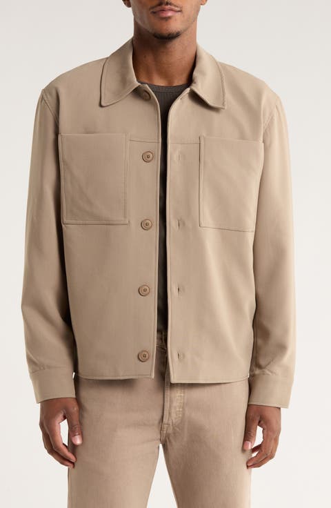 Boxy Fit Overshirt Jacket