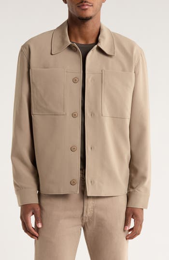 Boxy Fit Overshirt Jacket