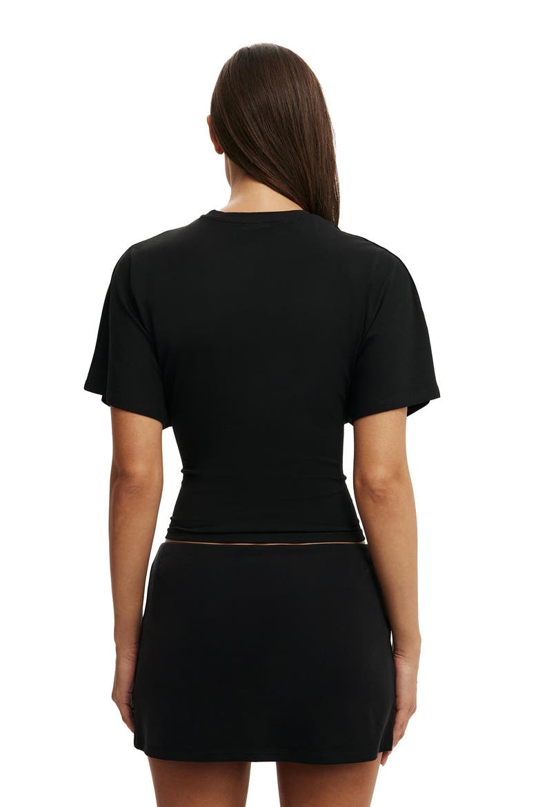 Women's Blair Batwing Short Sleeve Tee, Alternate, color, Black