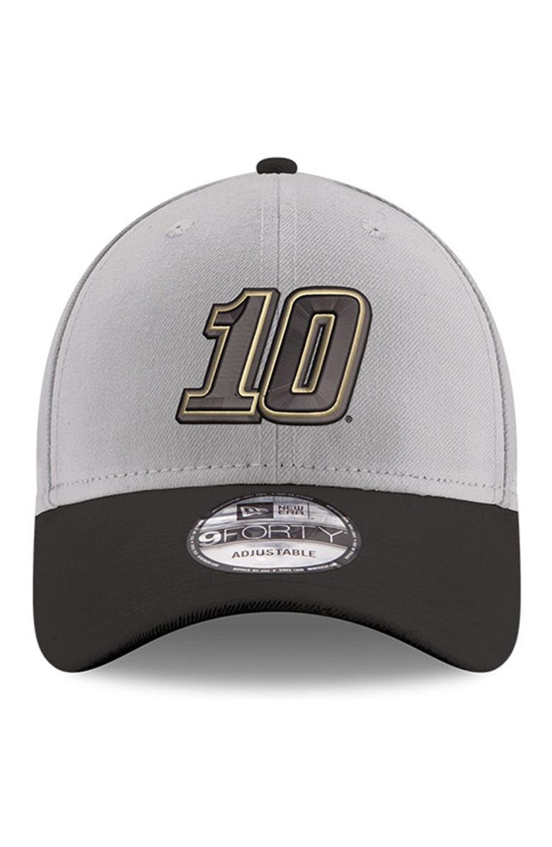 New Era Men's New Era Gray/Black Aric Almirola 9FORTY Snapback Adjustable Hat, Alternate, color, Gray