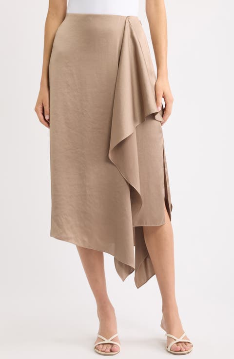 Convertible Satin Skirt