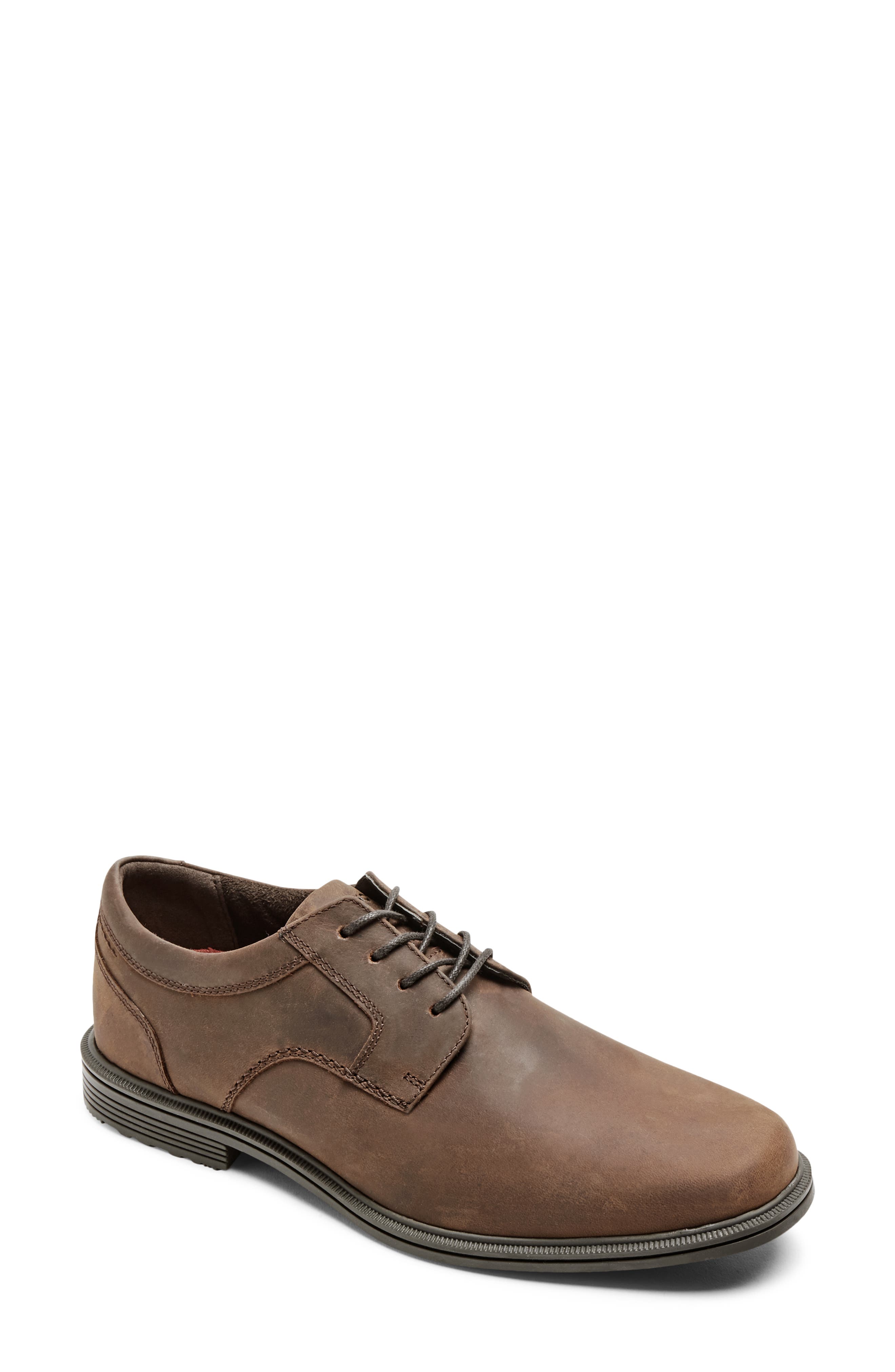 Taylor Waterproof Plain Toe Derby, Main, color, TAN