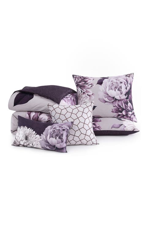 Dahlia 5-Piece Reversible Comforter Set