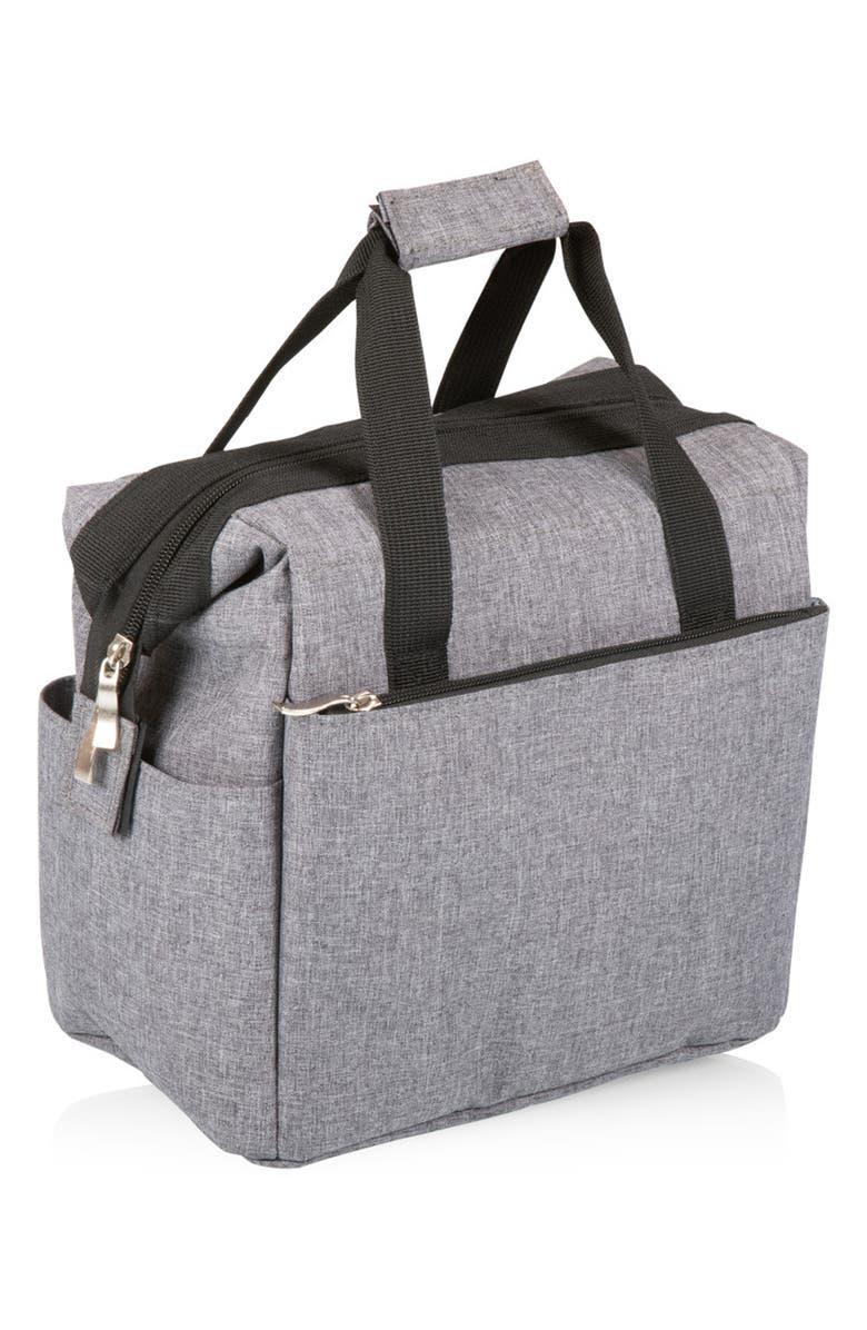 Picnic Time On The Go Lunch Cooler, Main, color, Heathered Gray