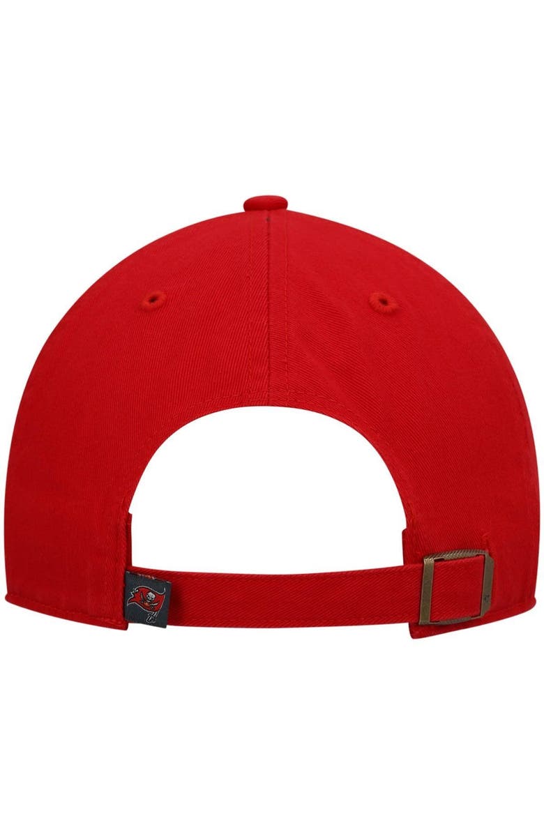 '47 Men's '47 Red Tampa Bay Buccaneers Primary Logo Clean Up Adjustable Hat, Alternate, color, Red