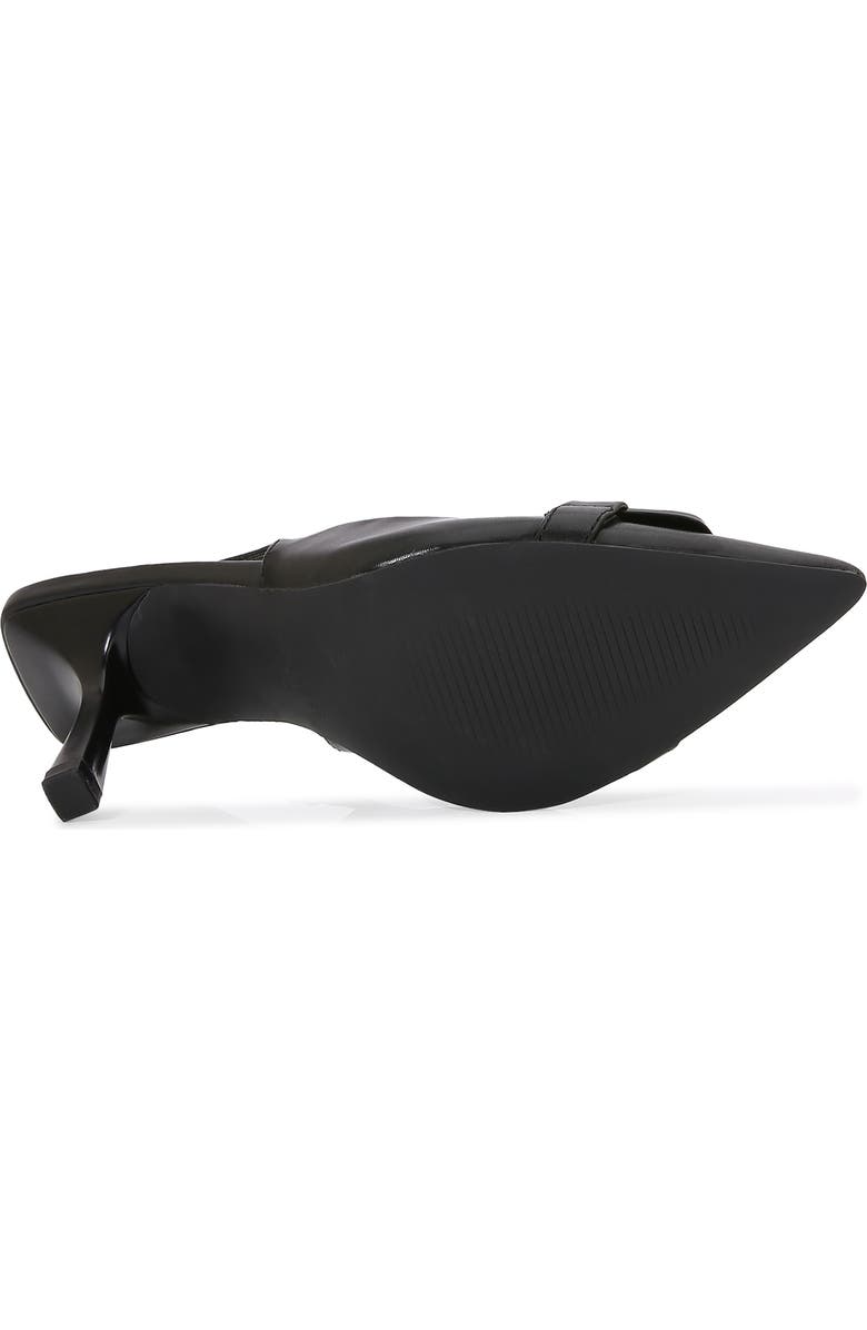 BERNESS Buckled Pointed Toe Slingback Pump, Alternate, color, Black