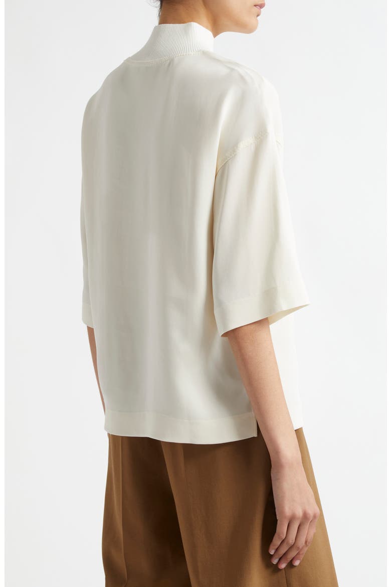 Amaya Mock Neck Knit Top, Alternate, color, IVORY