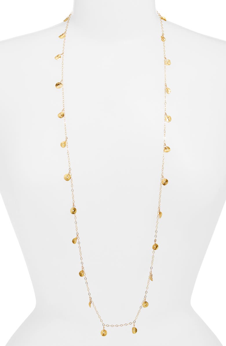 ki-ele Audrey Disc Station Long Necklace, Alternate, color, 