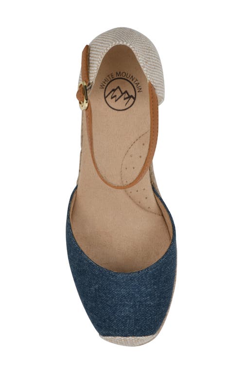 WHITE MOUNTAIN FOOTWEAR WHITE MOUNTAIN FOOTWEAR MAINTAIN ESPADRILLE WEDGE SANDAL