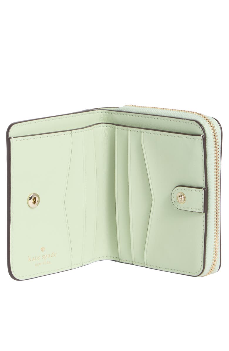 Kate Spade New York staci saffiano leather small zip wallet, Alternate, color,
