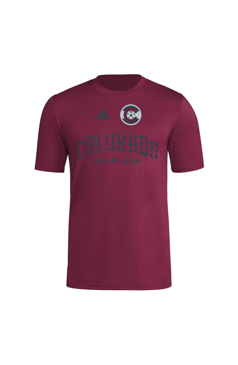 adidas Men's adidas  Burgundy Colorado Rapids 2025 Jersey Hook AEROREADY T-Shirt, Alternate, color, 