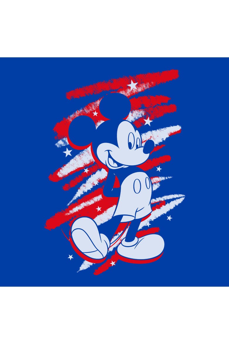 Men's Mickey & Friends Classic Pose and Scribbles  Graphic T-Shirt, Alternate, color, Royal Blue
