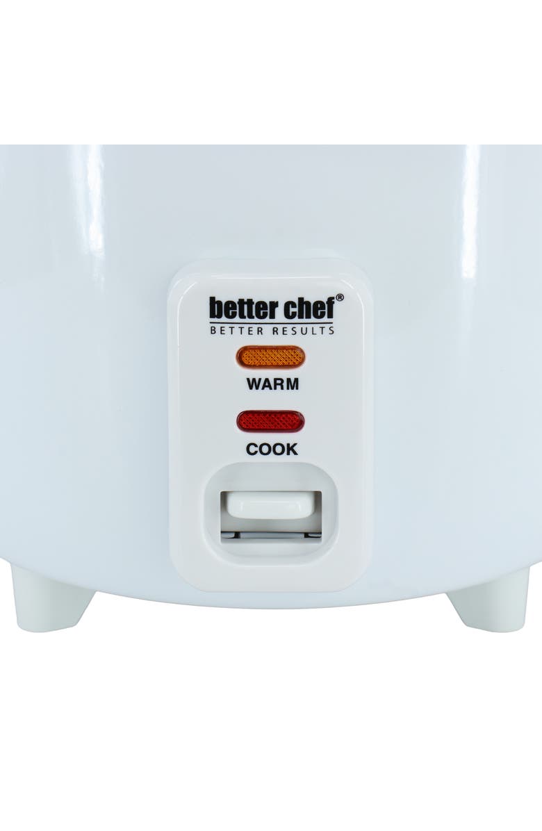 Better Chef 3 Cup Automatic Rice Cooker, Alternate, color, White