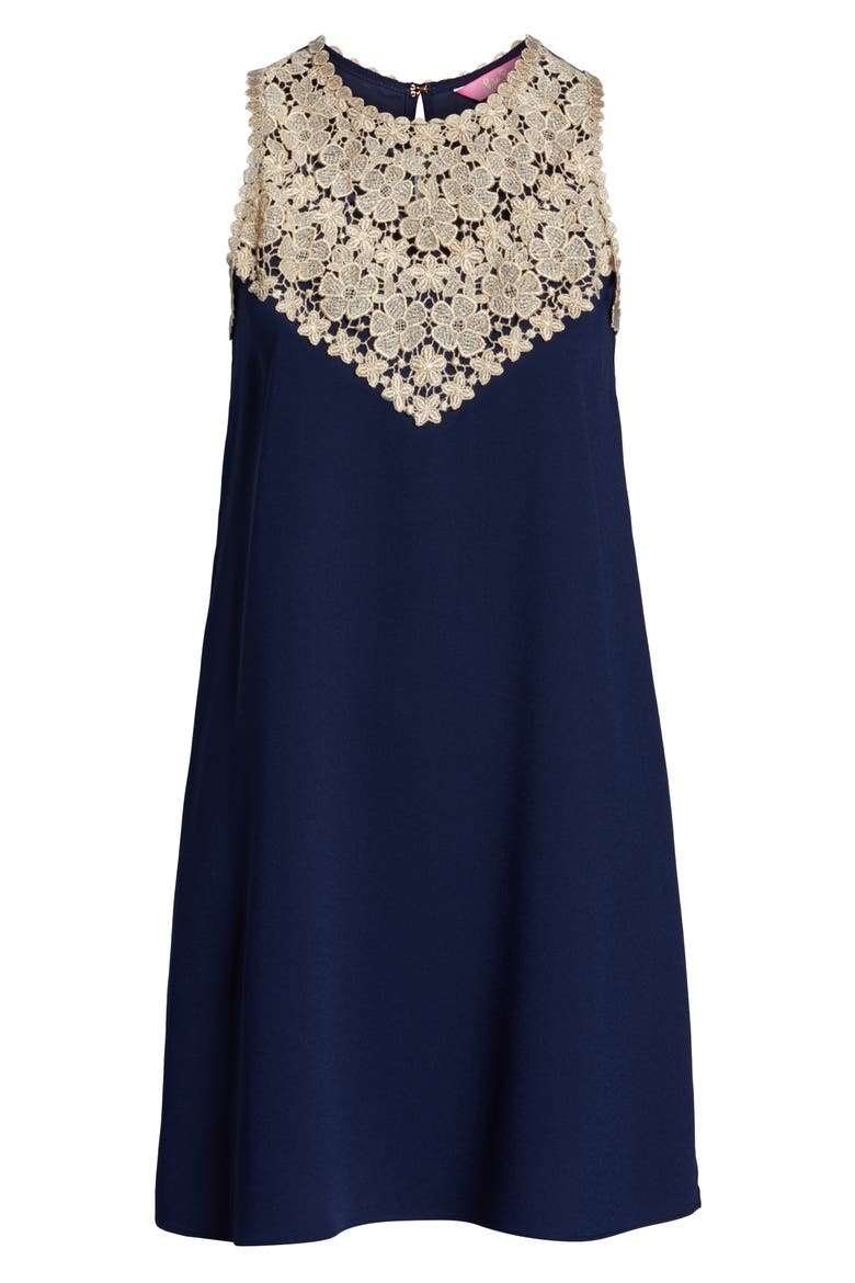 Nala Soft Shift Dress, Alternate, color, TRUE NAVY