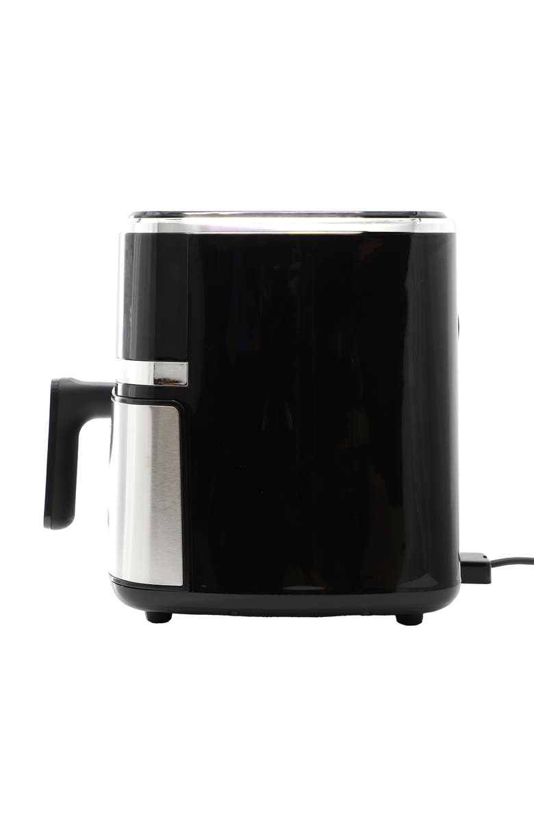 Better Chef 5.3 Quart Digital Display Air Fryer with Touch Controls in Silver, Alternate, color, Black