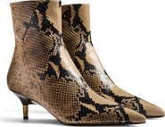 Khaite Bella Pointed Toe Ankle Bootie