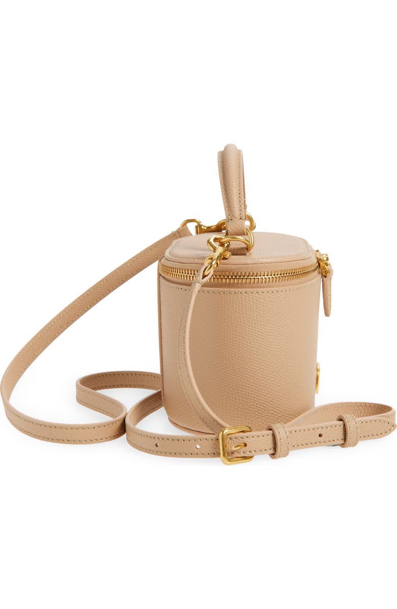 Valentino Garavani VLOGO Signature Leather Vanity Case, Alternate, color, Rose