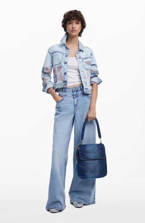 Desigual Mini Backpack In Medium Blue