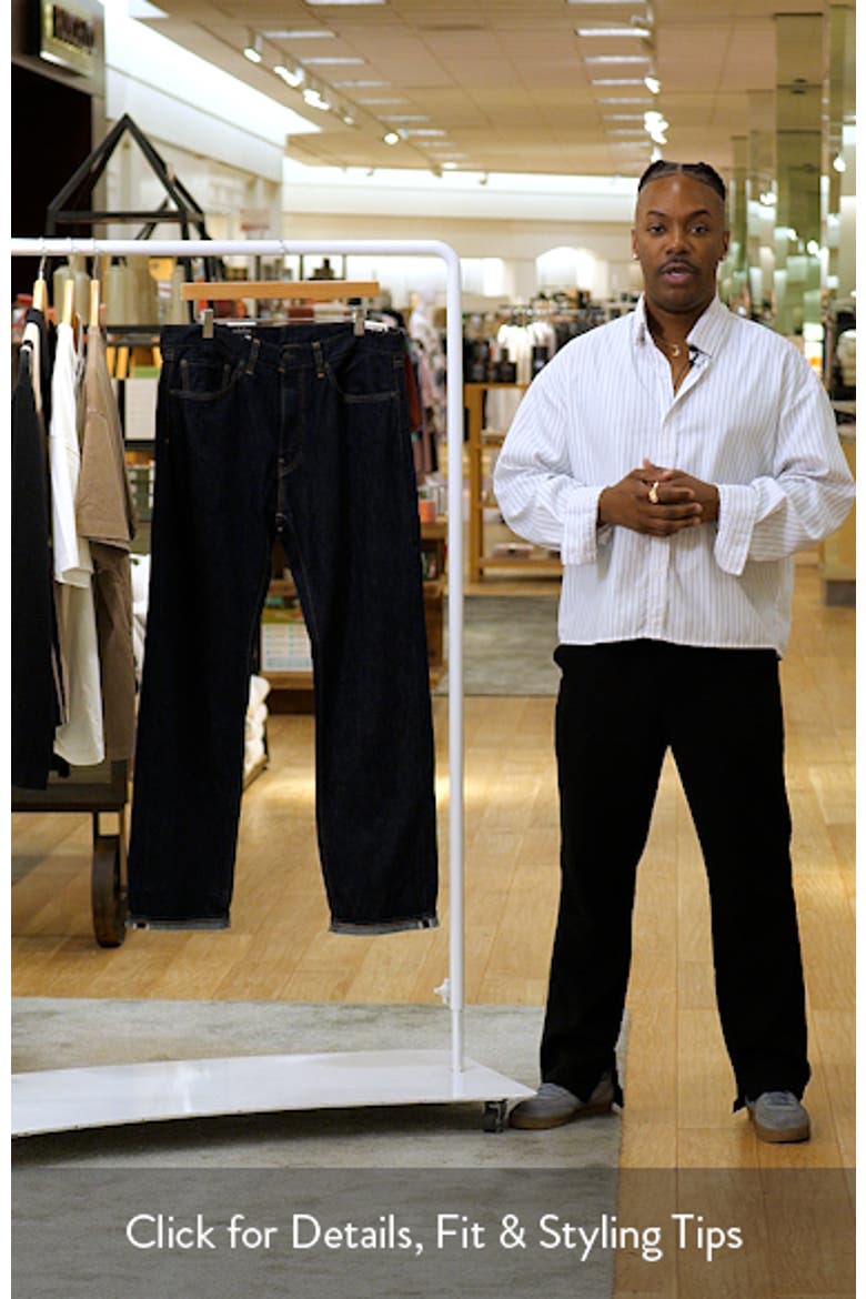 505™ Relaxed Straight Leg Selvedge Jeans video