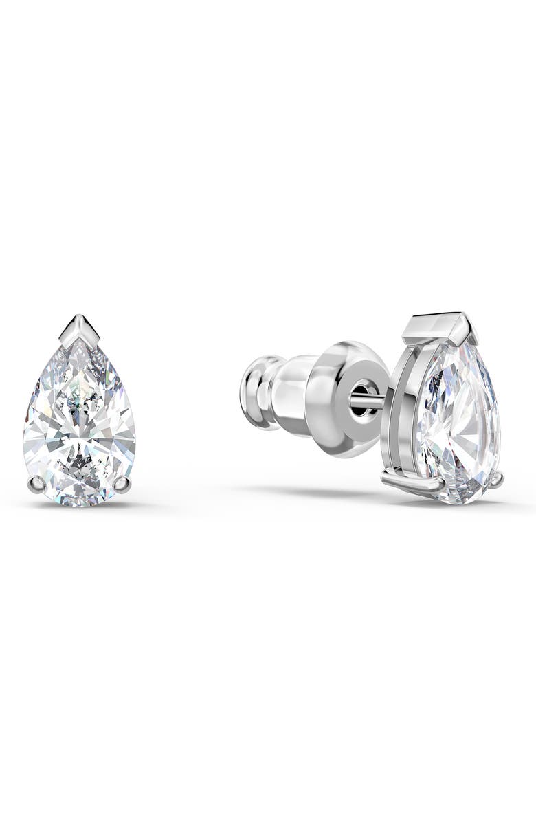 Swarovski Attract Pear Stud Earrings, Alternate, color, 