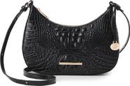 Brahmin Small Stephie Croc Embossed Leather Crossbody Bag