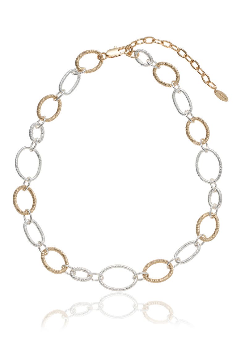 Mixed Link Chain Necklace, Main, color, MIXED METAL