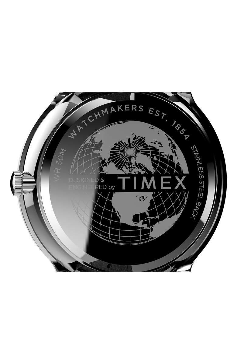 Timex<sup>®</sup> Adorn Leather Strap Watch, 40mm, Alternate, color, 