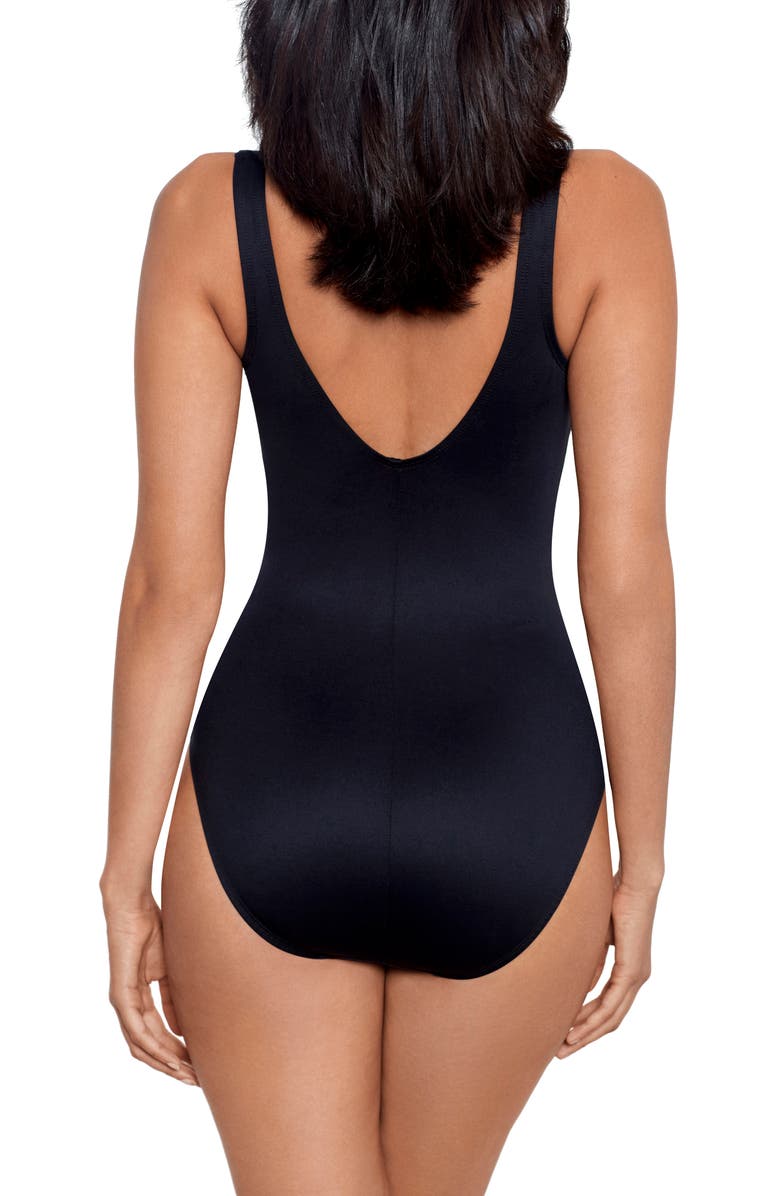Miraclesuit<sup>®</sup> Rock Solid Avra Underwire One-Piece Swimsuit, Alternate, color, Black