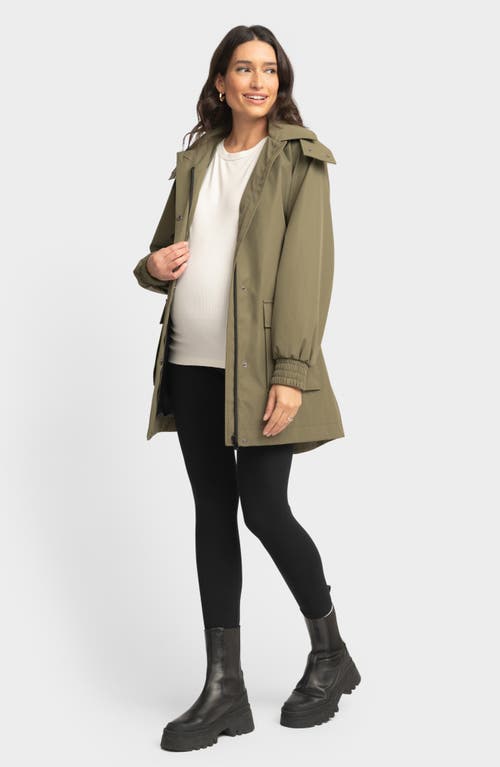 SERAPHINE SERAPHINE UTILITY MATERNITY JACKET WITH REMOVABLE HOOD 